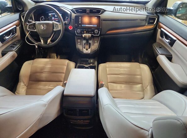 7FARW2H89KE002026 2019 HONDA CR-V Gray Вид панелі приладів