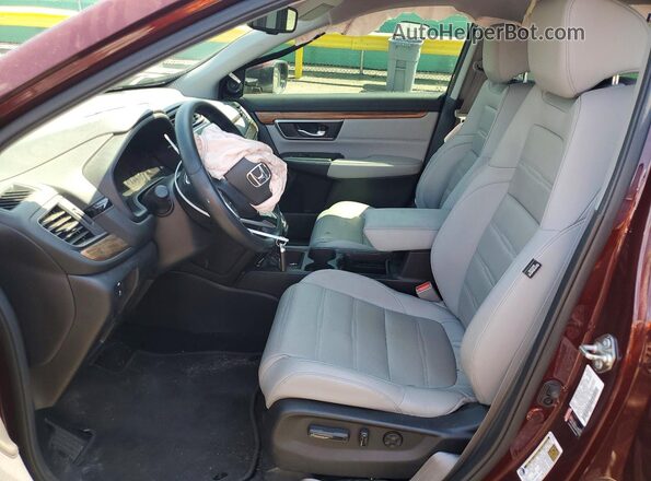 7FARW2H8XJE014832 2018 HONDA CR-V Burgundy Вид салону спереду