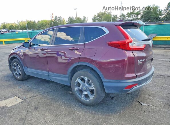 7FARW2H8XJE014832 2018 HONDA CR-V Burgundy Задня ліва чверть