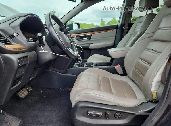 7FARW2H8XJE048446 2018 HONDA CR-V Charcoal Սալոնի դիմացի տեսք