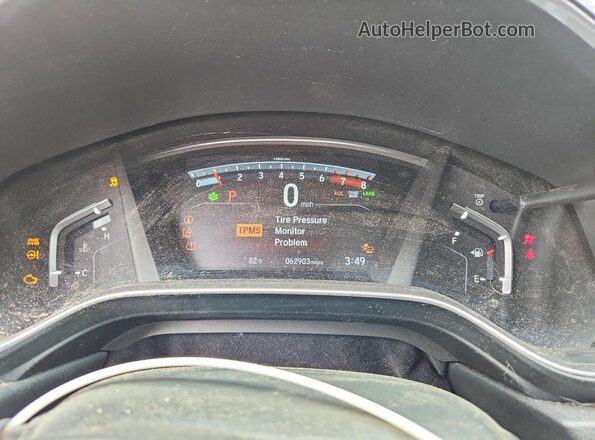 7FARW2H8XJE048446 2018 HONDA CR-V Charcoal Սարքավորումների վահանակի տեսք