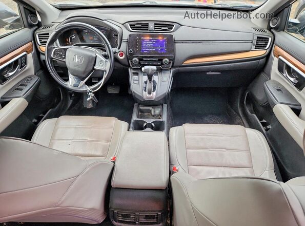 7FARW2H8XJE048446 2018 HONDA CR-V Charcoal Առջևի վահանակի տեսք