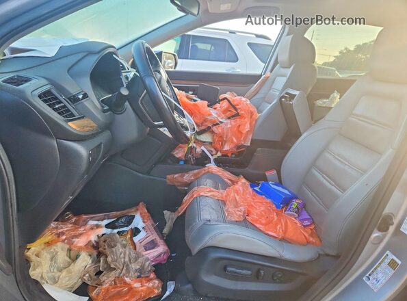 7FARW2H8XJE057566 2018 HONDA CR-V Silver Vista interior delantera