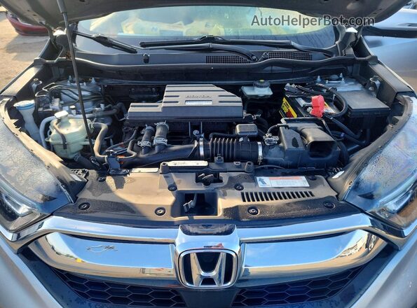 7FARW2H8XJE057566 2018 HONDA CR-V Silver Vista del compartimento del motor