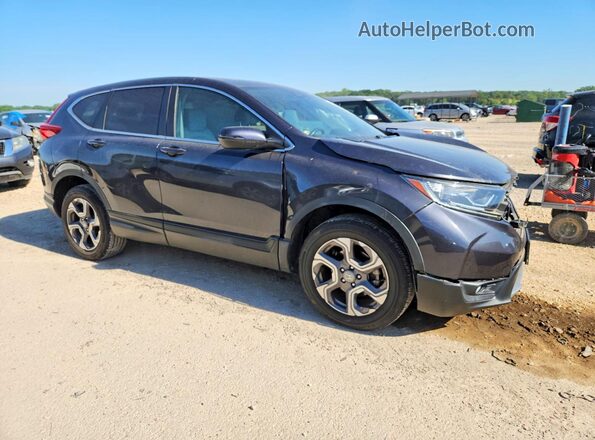 7FARW2H8XKE014380 2019 HONDA CR-V Gray Front right