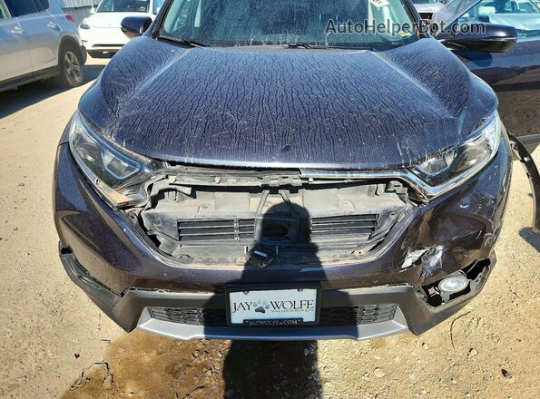 7FARW2H8XKE014380 2019 HONDA CR-V Gray Engine compartment view