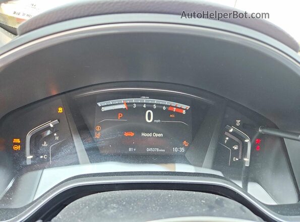 7FARW2H91LE000944 2020 HONDA CR-V Gray Vista del cuadro de instrumentos