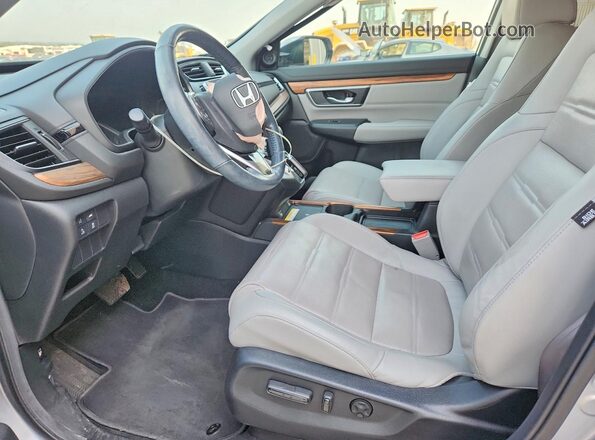 7FARW2H91LE000944 2020 HONDA CR-V Gray Vista interior delantera