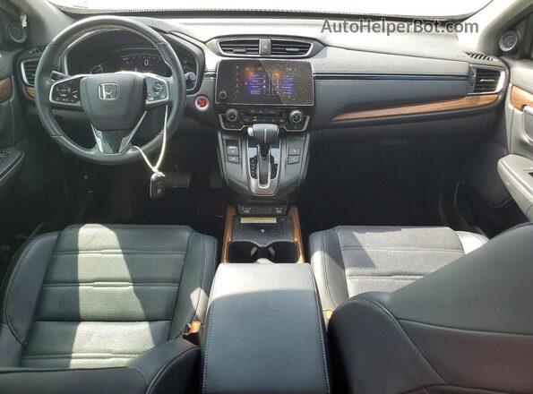 7FARW2H91NE029637 2022 HONDA CR-V Black Dashboard view