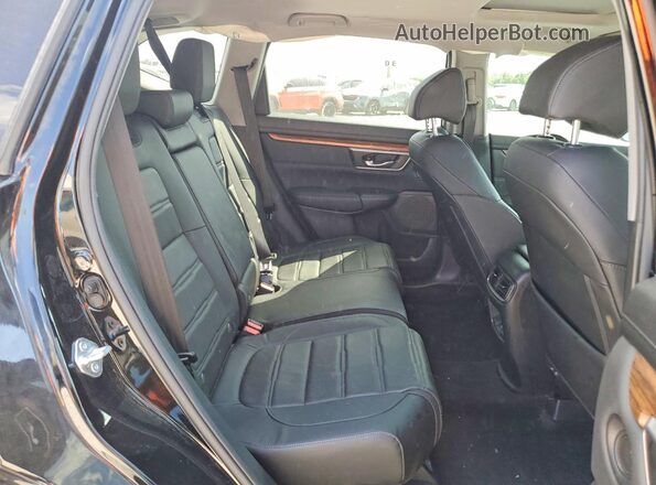 7FARW2H91NE029637 2022 HONDA CR-V Black Rear interior view