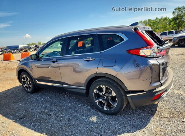 7FARW2H93JE061807 2018 HONDA CR-V Gray Trasero izquierdo