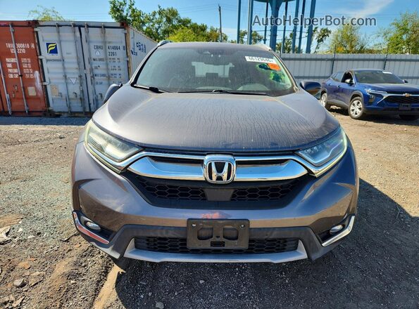 7FARW2H93JE061807 2018 HONDA CR-V Gray Vista frontal