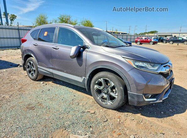 7FARW2H93JE061807 2018 HONDA CR-V Gray Delantero derecho