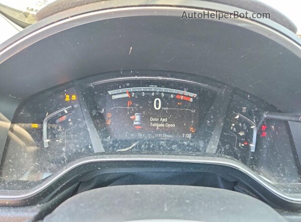 7FARW2H93JE061807 2018 HONDA CR-V Gray Vista del cuadro de instrumentos