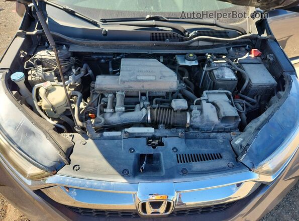 7FARW2H93JE061807 2018 HONDA CR-V Gray Vista del compartimento del motor
