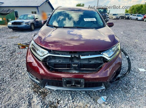 7FARW2H93JE096332 2018 HONDA CR-V Maroon Դիմացի տեսք