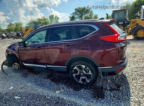 7FARW2H93JE096332 2018 HONDA CR-V Maroon Հետևի ձախ