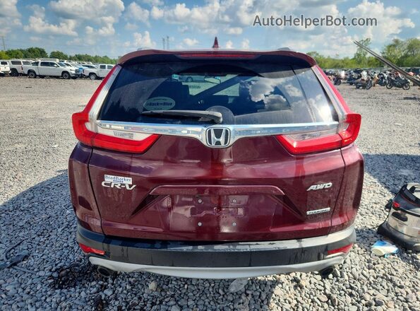7FARW2H93JE096332 2018 HONDA CR-V Maroon Հետևի տեսք