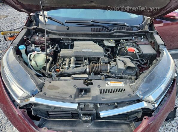 7FARW2H93JE096332 2018 HONDA CR-V Maroon Սալոնի հետևի տեսք