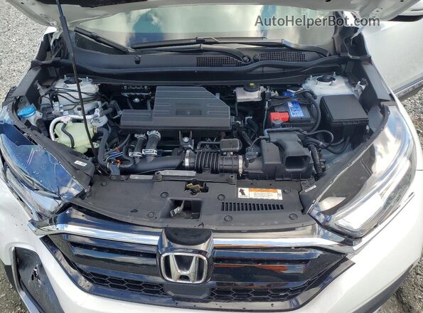 7FARW2H93NE025878 2022 HONDA CR-V White Vista del compartimento del motor