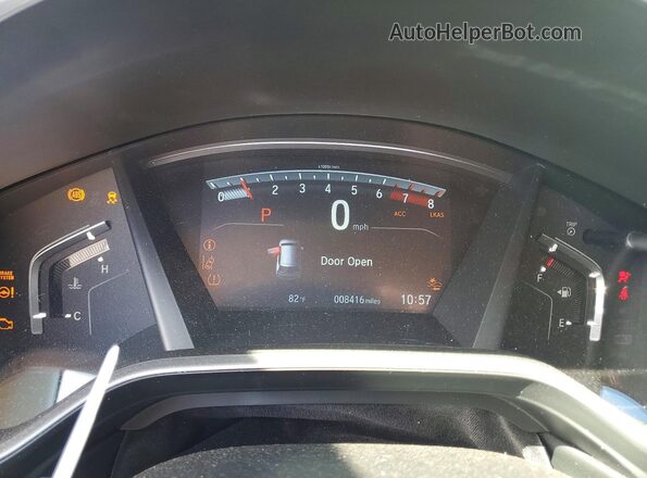 7FARW2H93NE025878 2022 HONDA CR-V White Vista del cuadro de instrumentos