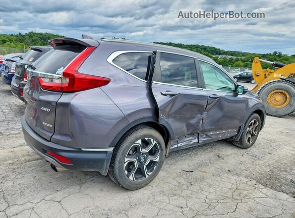 7FARW2H94KE044869 2019 HONDA CR-V Gray Trasero derecho