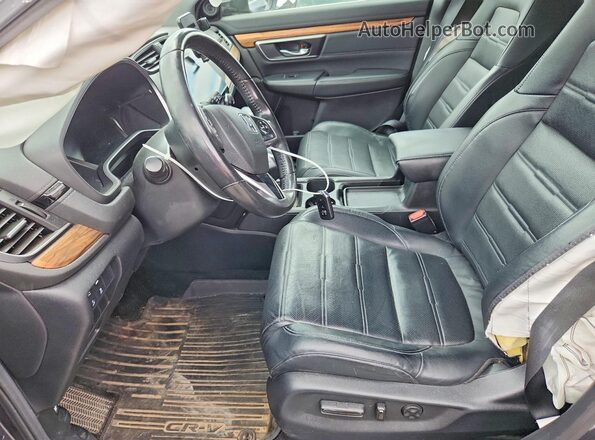 7FARW2H94KE044869 2019 HONDA CR-V Gray Vista interior delantera
