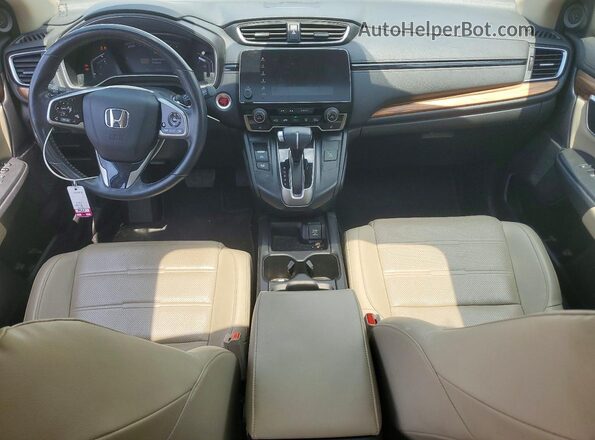 7FARW2H95KE015249 2019 HONDA CR-V White Вид панелі приладів