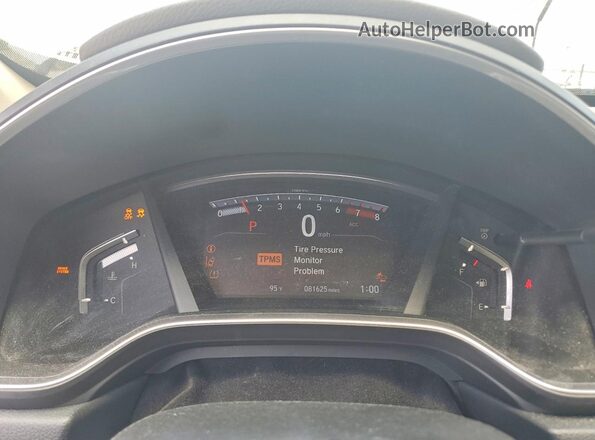 7FARW2H95KE015249 2019 HONDA CR-V White Вид щитка приладів