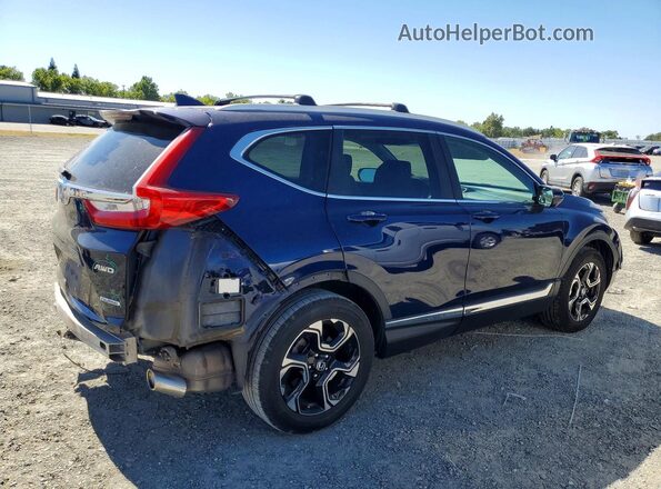 7FARW2H96JE095613 2018 HONDA CR-V Blue Задня права чверть