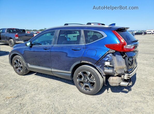 7FARW2H96JE095613 2018 HONDA CR-V Blue Задня ліва чверть