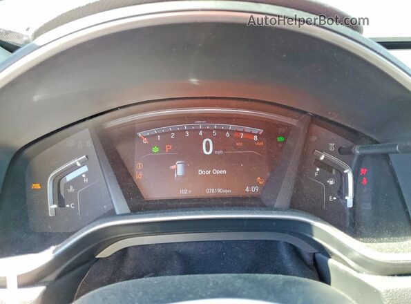 7FARW2H96JE095613 2018 HONDA CR-V Blue Вид щитка приладів