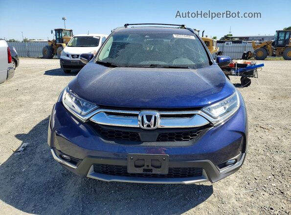 7FARW2H96JE095613 2018 HONDA CR-V Blue Вид спереду