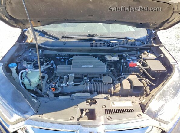 7FARW2H96JE095613 2018 HONDA CR-V Blue Вид підкапотного простору