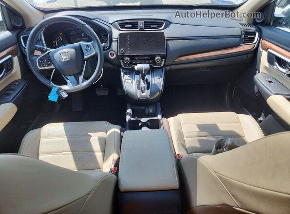 7FARW2H96KE011226 2019 HONDA CR-V White წინა პანელის ხედი