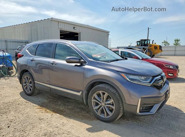 7FARW2H96ME010371 2021 HONDA CR-V Серый Передняя правая четверть