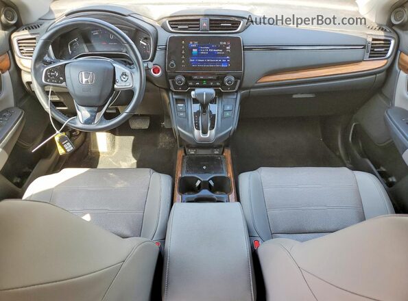 7FARW2H96ME010371 2021 HONDA CR-V Серый Вид панели приборов