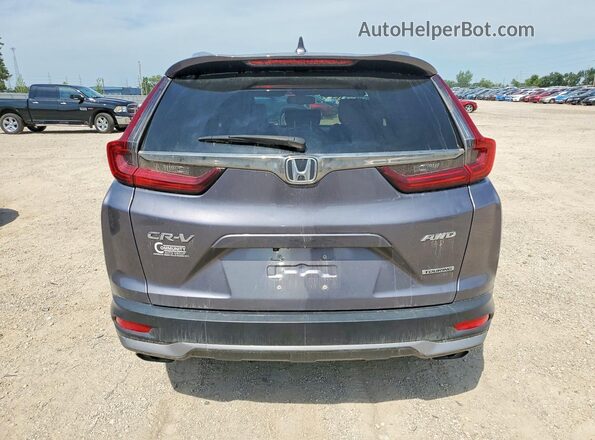 7FARW2H96ME010371 2021 HONDA CR-V Серый Вид сзади