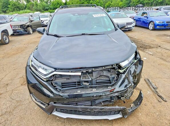 7FARW2H99JE008061 2018 HONDA CR-V Black Вид спереду