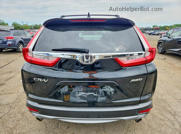 7FARW2H99JE008061 2018 HONDA CR-V Black Вид ззаду