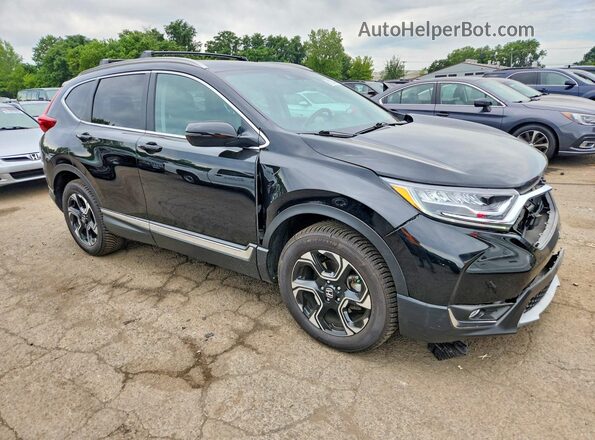 7FARW2H99JE008061 2018 HONDA CR-V Black Передня права чверть