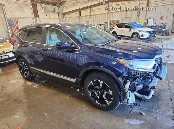 7FARW2H99KE013911 2019 HONDA CR-V Blue წინა მარჯვენა