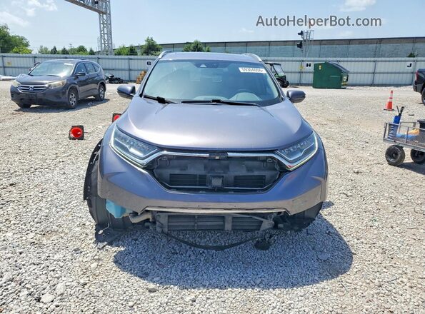 7FARW2H9XJE093881 2018 HONDA CR-V Gray წინა ხედი