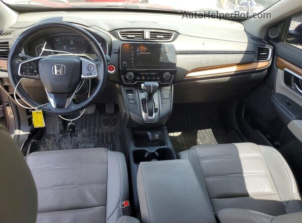 7FARW2H9XJE093881 2018 HONDA CR-V Gray წინა პანელის ხედი