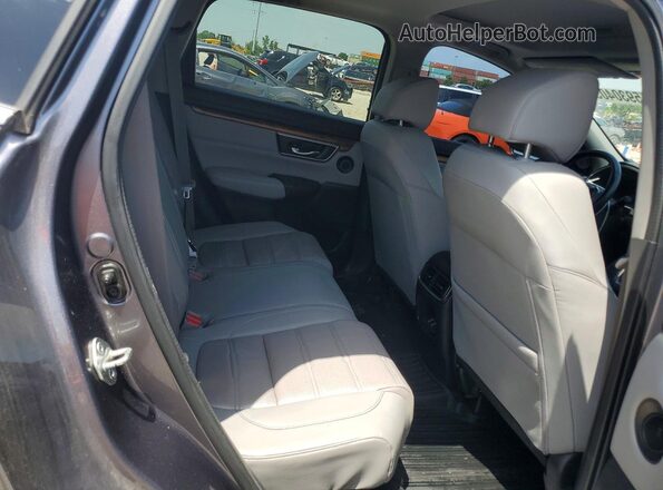 7FARW2H9XJE093881 2018 HONDA CR-V Gray უკანა სალონის ხედი
