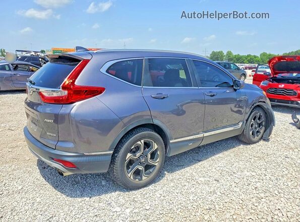 7FARW2H9XJE093881 2018 HONDA CR-V Gray უკანა მარჯვენა