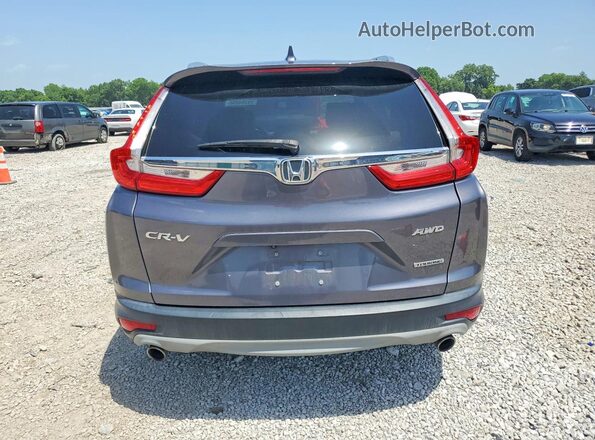 7FARW2H9XJE093881 2018 HONDA CR-V Gray უკანა ხედი