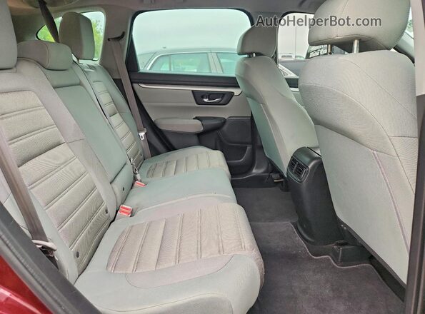 7FARW5H30HE000633 2017 HONDA CR-V Burgundy Вид задньої частини салону