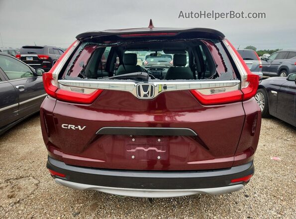 7FARW5H30HE000633 2017 HONDA CR-V Burgundy Вид ззаду