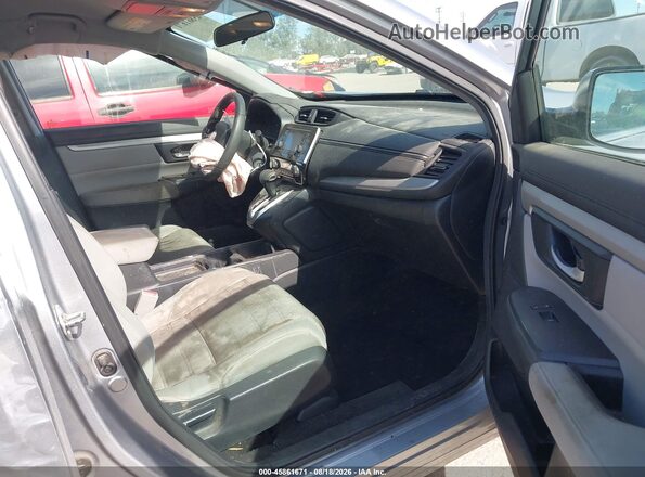 7FARW5H30HE000809 2017 HONDA CR-V Silver Вид салону спереду